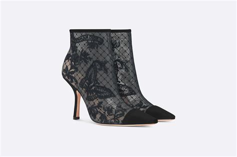 dior transparent heel boots|Dior Capture Heeled Ankle Boot Black Transparent Mesh and .